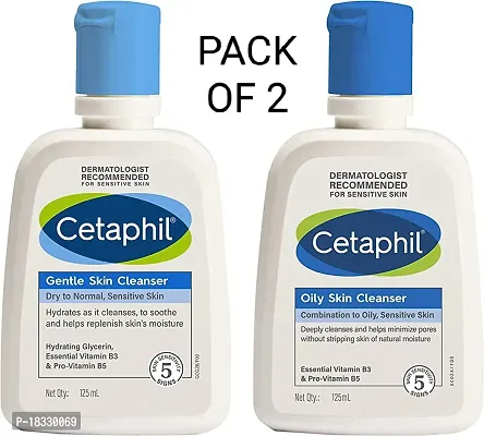 Cetaphil Gentle Skin Cleanser 125ml ( Pack of 2)