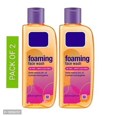 Clean  Clear Foaming Facial Wash (50 ml) - Pack of 2