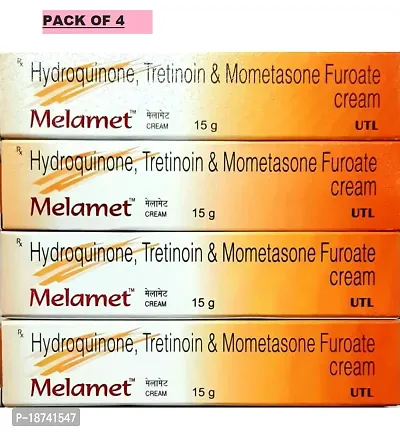 MELAMET SKIN CREAM ( PACK OF 4) Night Cream 60 gm Pack of 4