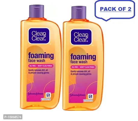 Clean  Clear Foaming Face Wash, 150ml (Pack Of 2-thumb0