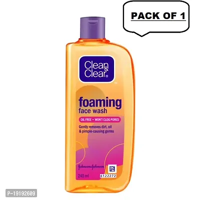 Clean  Clear Foaming Face Wash pack of 1-thumb0