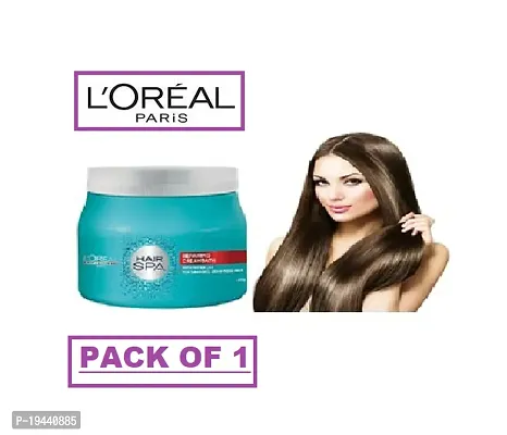 L'OREAL PARiS Smoothing Cream Bath Hair Spa (490 g)-thumb0