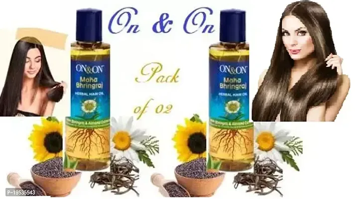 OnOn Maha Bhringraj Herbal Hair Oil 200 Ml (PACK OF 2)