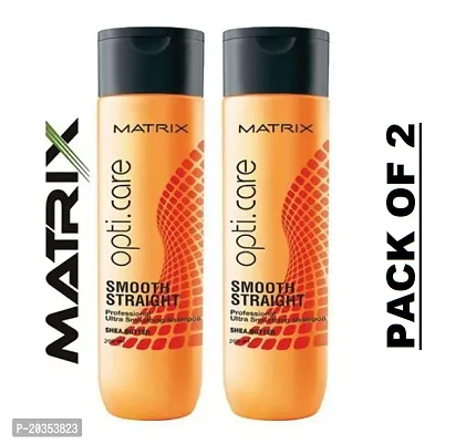 BEST Matrix Opti.care Smooth Straight Shampoo 200 ml Pack of 2 (400 ml) Men  Women(400 ml)