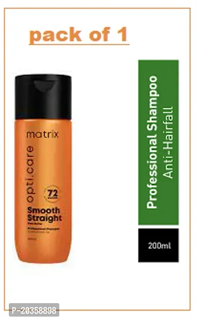 Ma-trix Opti Care Smooth Straight Professional Ultra Smoothing Shampoo, 200 ml (pack of 1)