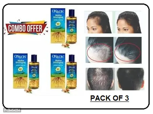 ON AND ON BHRINGRAJ HAIR GROWTH OIL PACK OF 3-thumb0