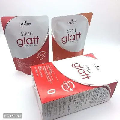 Schwarzkopf Glatt Strait Hair Straightening Cream No 0 + Neutralizer N Set For Very Curly Frizzy Hair 2*120 ml (240ml) (Box)