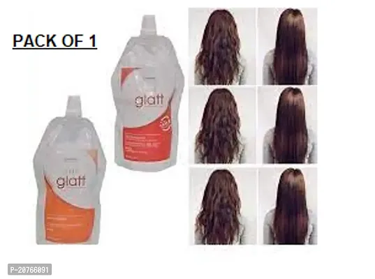 Schwarzkopf Glatt Hair Straightening Cream For Curly Or Frizzy Hair (2 Items in the set) Glatt N + O 400ml 2B