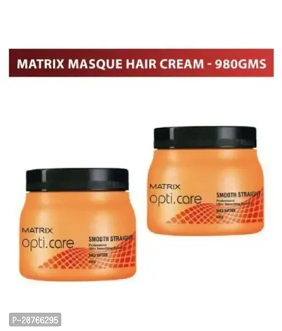 Matrix Opticare smooth straight Hair Mask Pack Of 2-thumb0