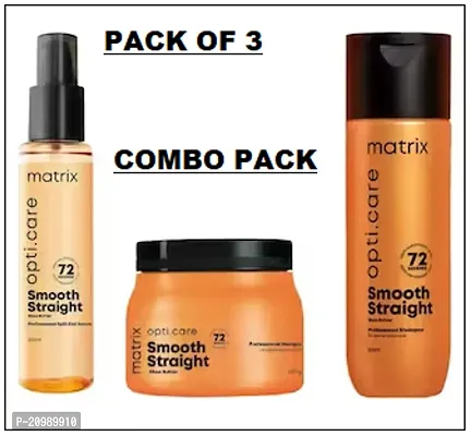 MATRIX  opti. care hair care combo mat_rix serum 100ml +shampoo 200ml +spa cream 490g for dry and frizz free hair
