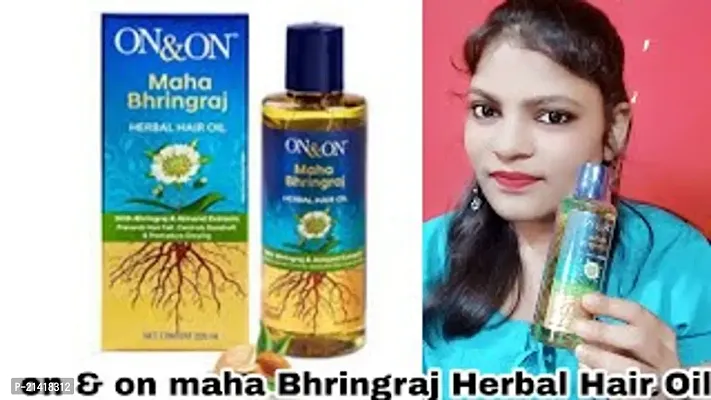UNISEX On  On Maha Bhringraj Herbal Hair Oil 200 Ml-thumb0