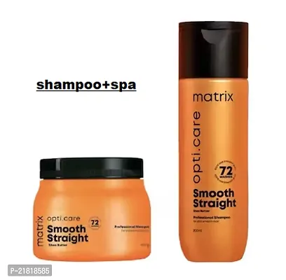 MATRIX Opti.Care ANTI-FRIZZ Combo | Matrix Hair Mask and Shampoo | Shampoo 200ml + Masque 490g