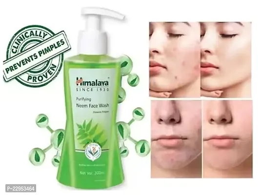 Purifying  himalaya neem face wash for men and women (pack of 1) 200ml-thumb0