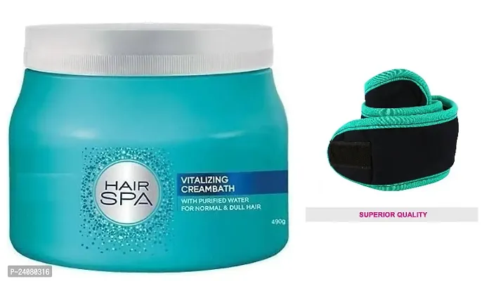 L'Oreal Vitalizing Cream Bath Hair Spa Masque 490g  And Facial Band.