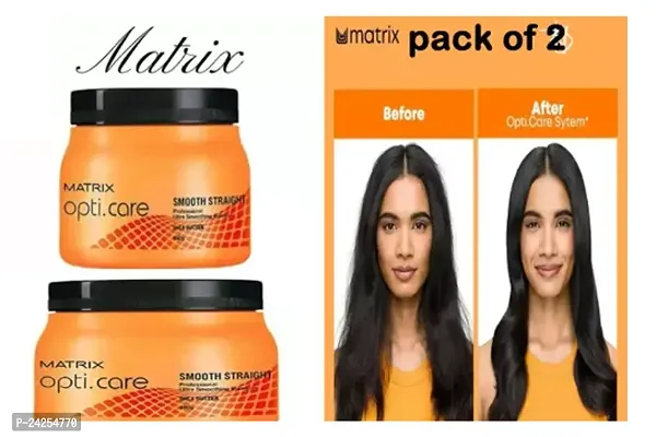 Matrix Smooth Straight Hair Spa 490g Pack Of 2-thumb0