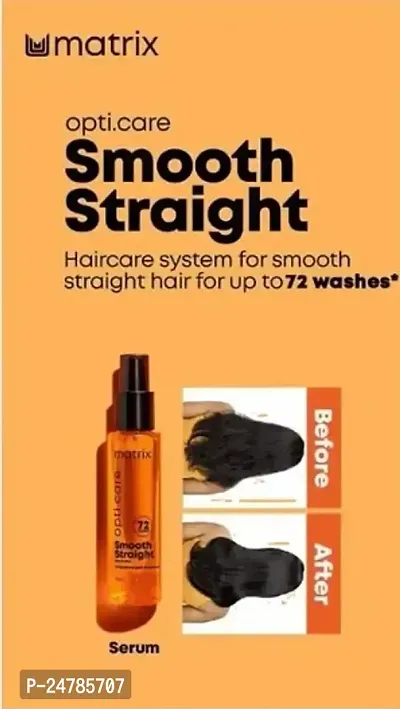 matrix opti. care smooth straight hair serum 100ml for man and women.-thumb0