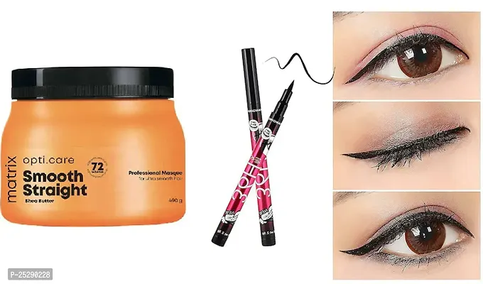 Eyeliner 36h pack of 1+hair spa matrix 490g combo.