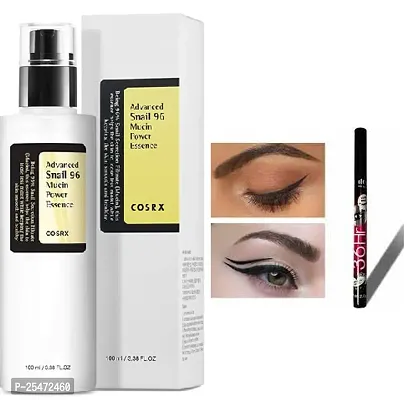 COSRX Advanced Snail 96 Mucin Power Essence, 100ml with 36h eyeliner.