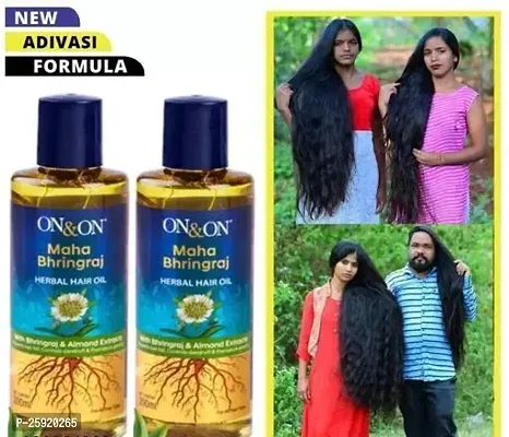 On  On Herbal Adivasi Maha Bhringraj Herbal Hair Oil for Hair Growth (Pack of 2).