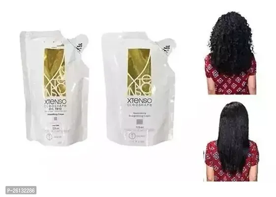 Professional Xtenso Hair Straightning Cream Set (125ml x 125ml).