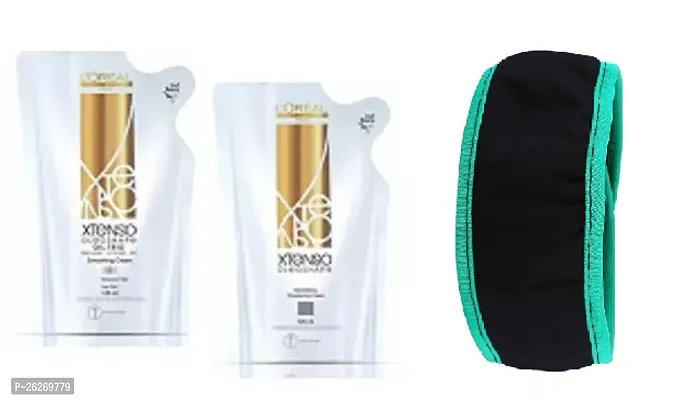Loreal X-Tenso Oleoshape hair straightening cream (125ml+125ml) with facial hair band.