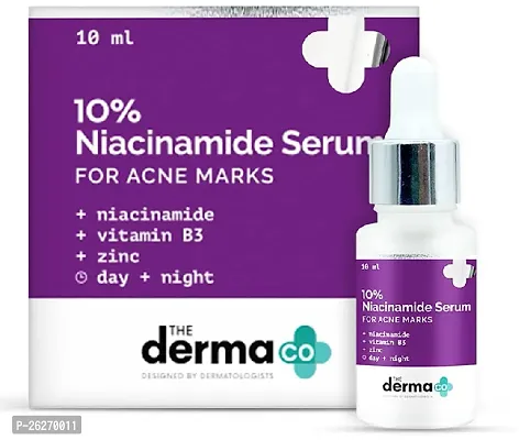 The Derma Co 10% Niacinamide Face Serum For Acne Marks  Acne Prone Skin For Unisex, 10ml (Dermaco).