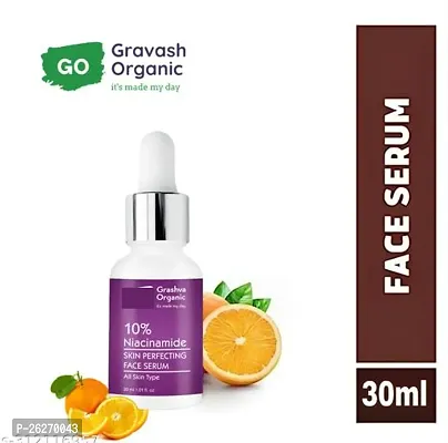 GRASHVA ORGANIC 10% Niacinamide Serum for Acne Marks pack....1.-thumb0