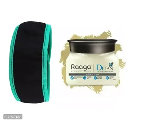 RAAGA PROFESSIONAL De Tan with Kojic and Milk for Radiant Skin WITH FACIAL BAND.-thumb0