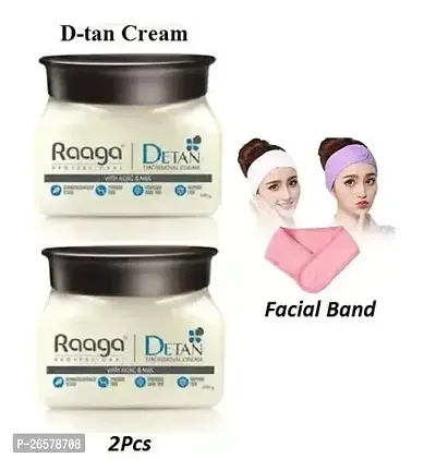 Raaga De Tan Cream For men and women pack of 2 with facial band.-thumb0