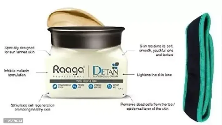 Best raaga d tan removal cream for girls and boys pack  01 with best quality facial band.