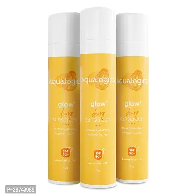 Glow+ Dewy Sunscreen 50g - Pack of 3.-thumb0