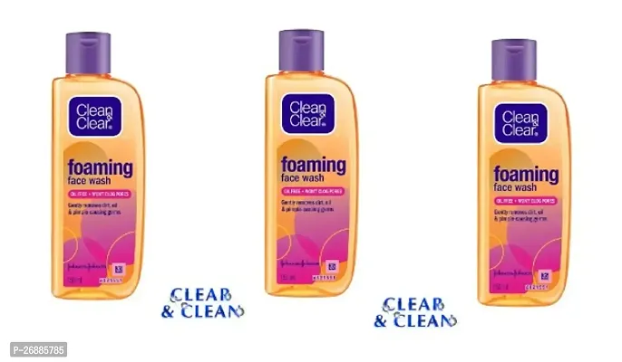 Clean And Clear Foaming Face Wash 150ml Pack O f 3-thumb0