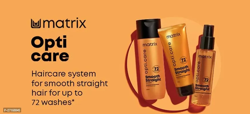 balaji Matrix Opti Care Professional Ultra Smoothing 2-Step Regime - Shampoo 200ml + Conditioner 98g+100ml serum.