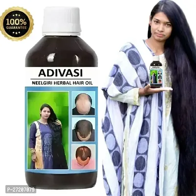 Adivasi Herbal Premium quality hair oil for hair Regrowth Hair Oil 100ml.-thumb0