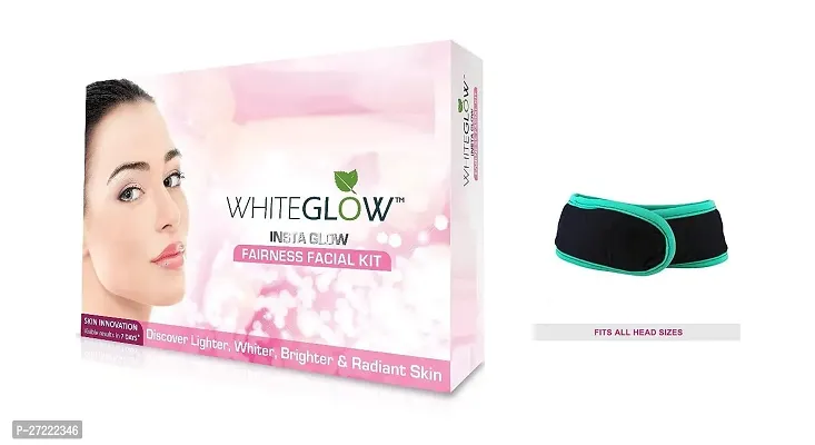 pro. Lotus  herbals white-glow facial kit + facial band multicolour.-thumb0