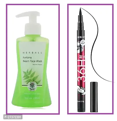 Purifying Neem Face Wash and 36H Eyeliner