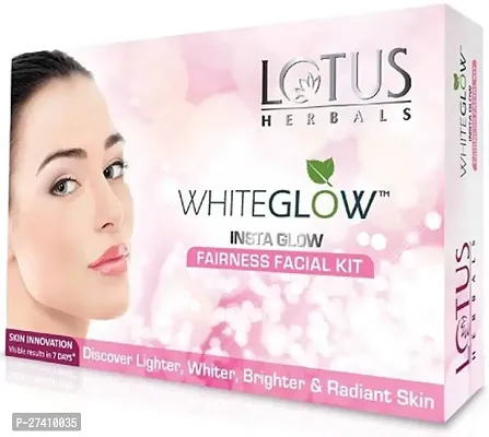 LOTUS Herbals WhiteGlow Insta Glow Fairness Facial Kit ( Pack of 1).-thumb0