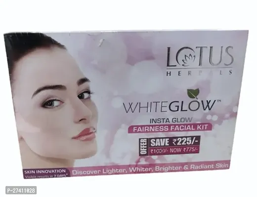 Lotus Herbal White Glow Fairness Facial Kit,-thumb0