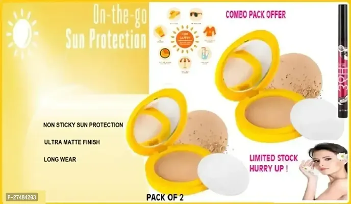 sun expert compact pack of 2 + 36 h eyelinear pack of 1.