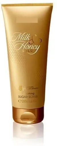 Sweden Milk  Honey Gold Smoothing Sugar Scrub - New Scrub  (200 g)-thumb0