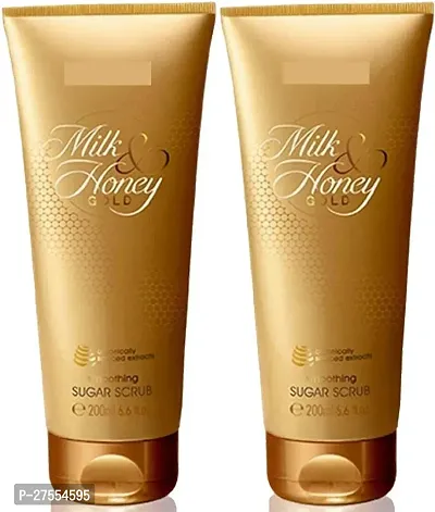 Milk And Honey Smoothing Sugar Scrub (Pack Of 2).-thumb0