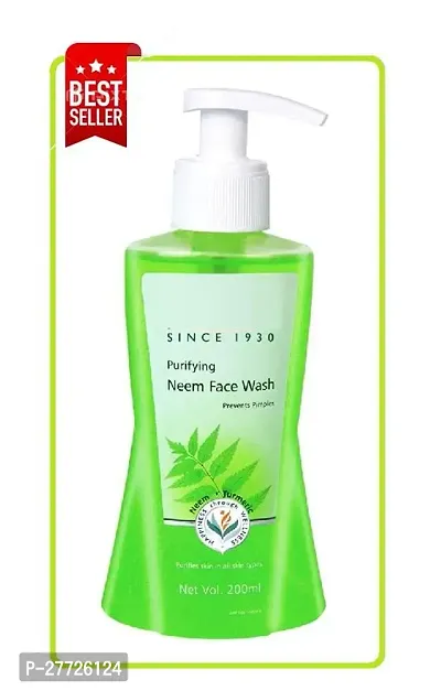 Herbals  Purifying Neem Face Wash, 200ml, Pack Of 1-thumb0