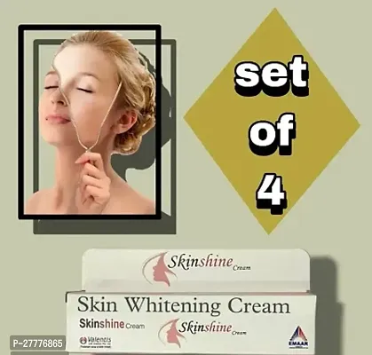 PACK OF 4|UNISEX  SKIN SHINE WHITENING CREAM 15G .