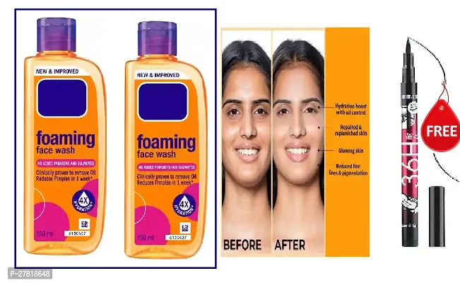 Natural Skin Care Face Wash with Kajal , Pack of 3