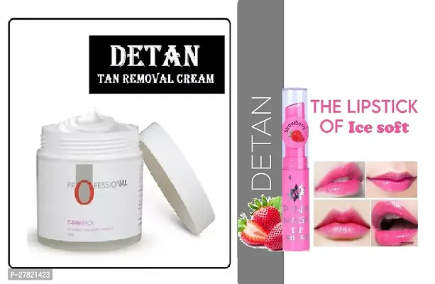 pro. Detan removal cream o-3 detam 300g + magic pink lip balm-thumb0