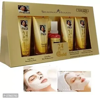 Unisex Shahnaz Husain Gold Facial Kit Pack of 1.