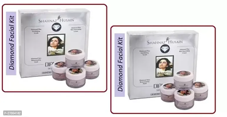 professional shahnaz husain diamond mini facial kit pack of 2.