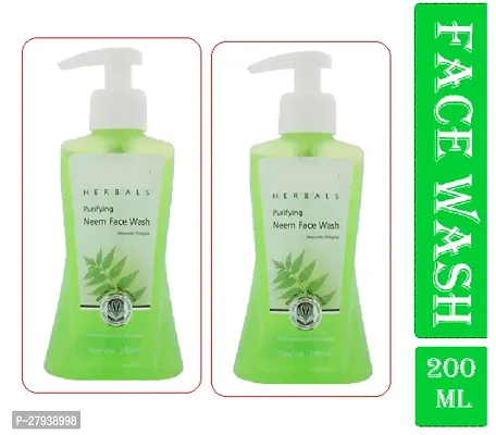 Herbals Purifying Neem Face Wash, 200ml (Combo Pack 1+1).