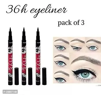 black 36h waterproof eyeliner pack of 3.-thumb0