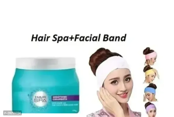 Natural Keratin Hair Spa Treatment, Hair Smooth, (500gm) With Facial Band